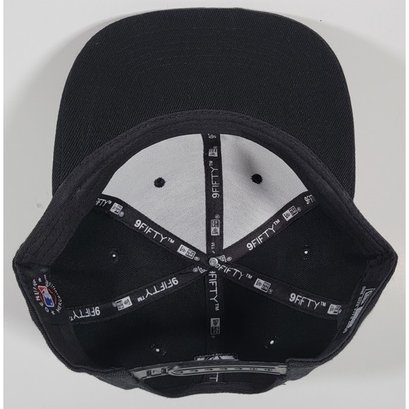 Los Angeles Dodgers Blackout New Era Adjustable Snapback Hat MLB Baseball Cap - Picture 5 of 7